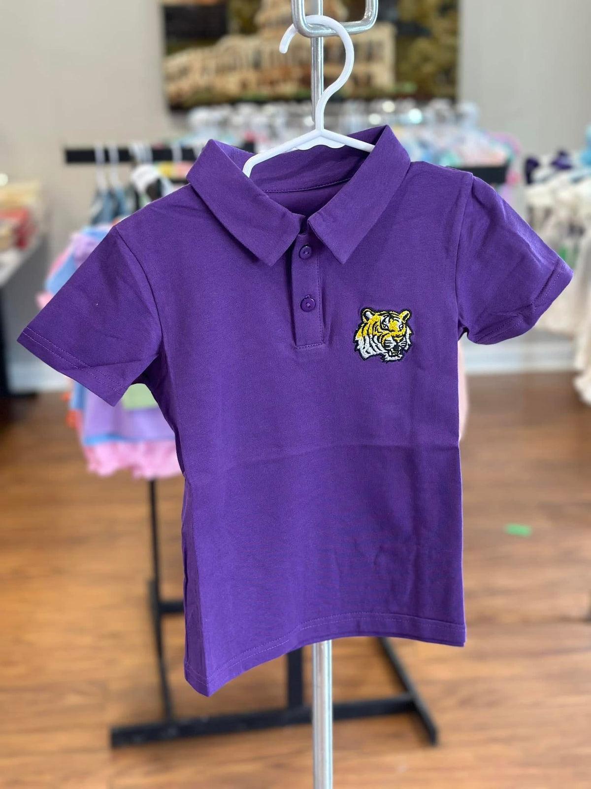 LSU Tigerhead Polo