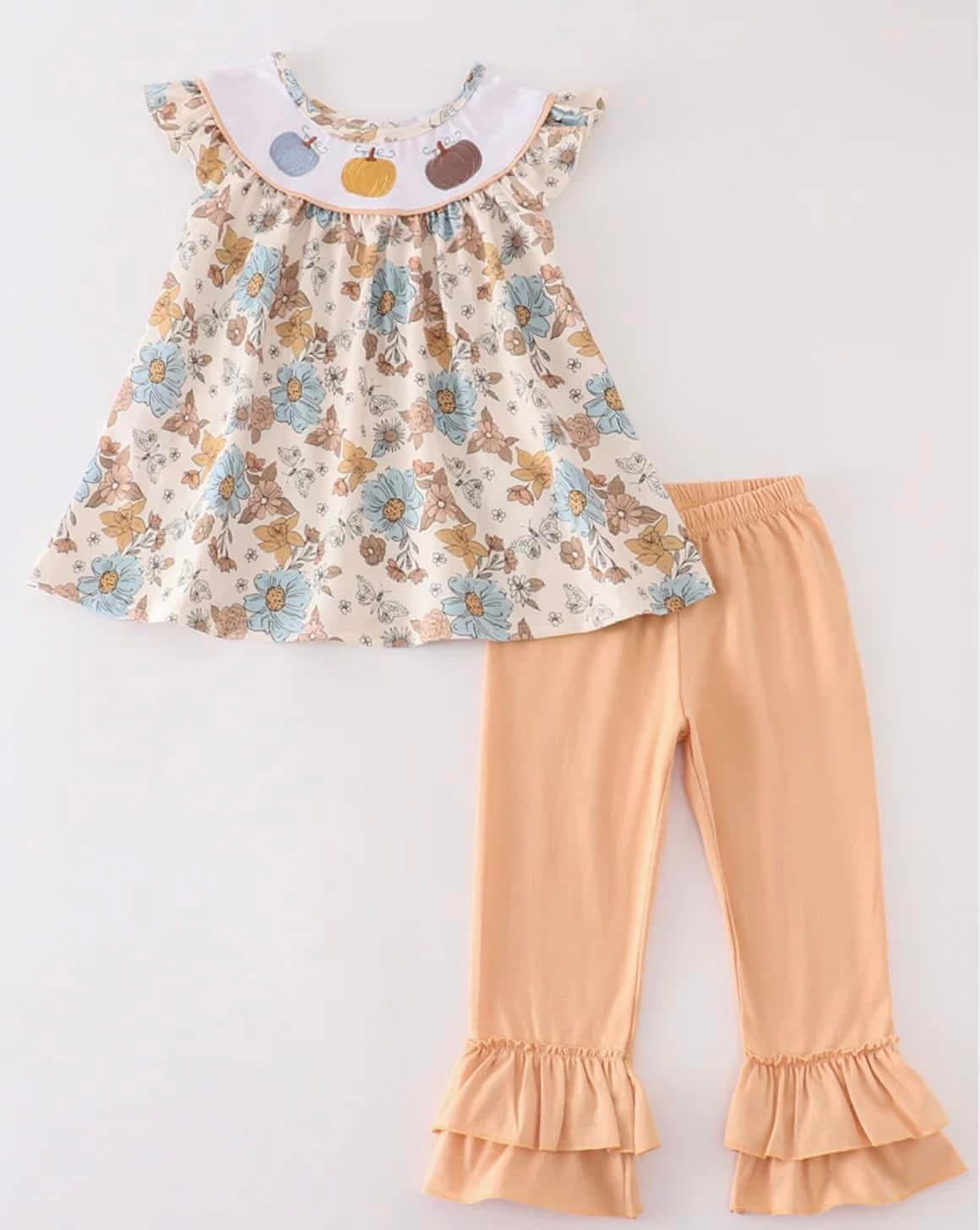 Pumpkin Trio Pants Set