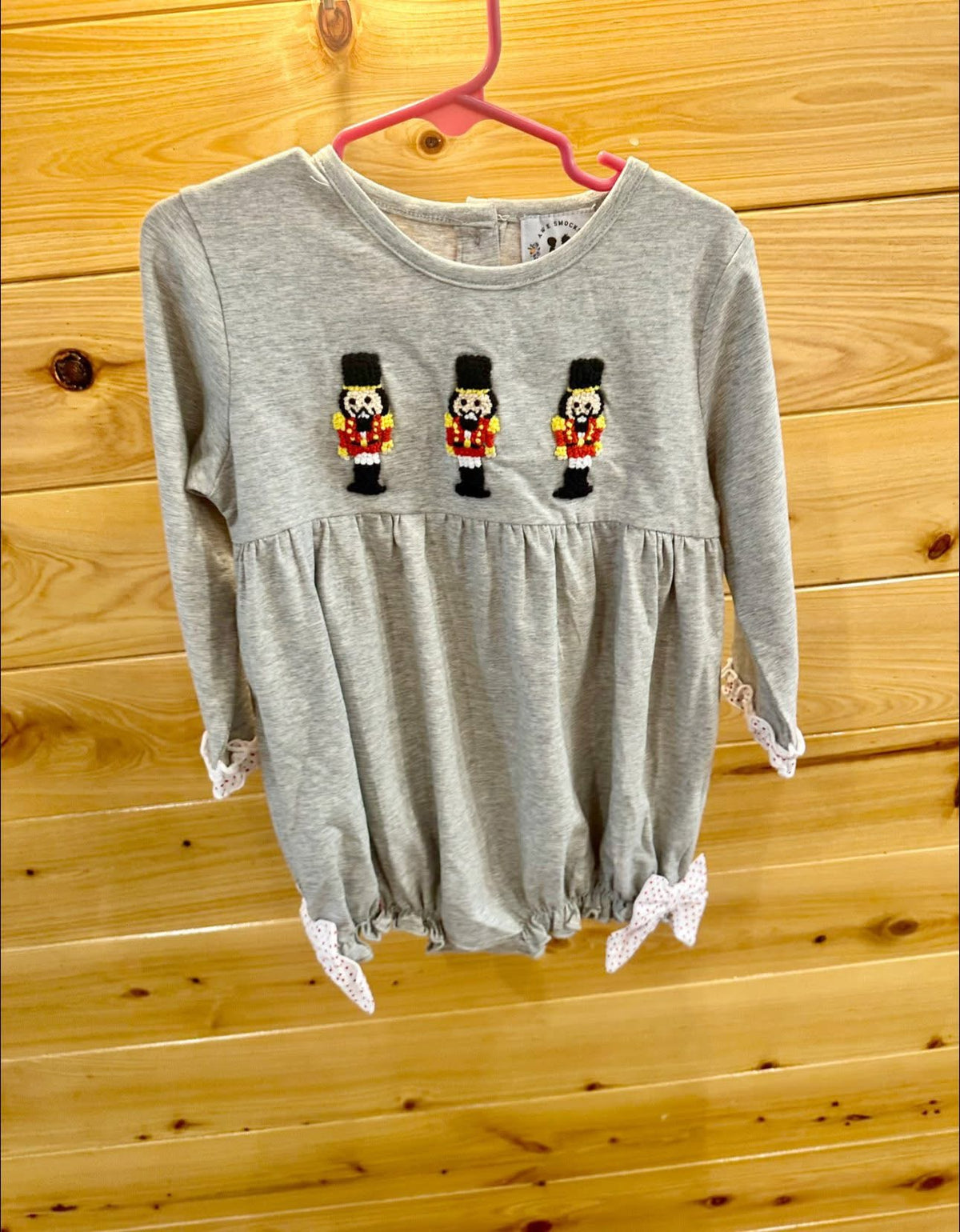 Grey Girls Nutcracker Bubble
