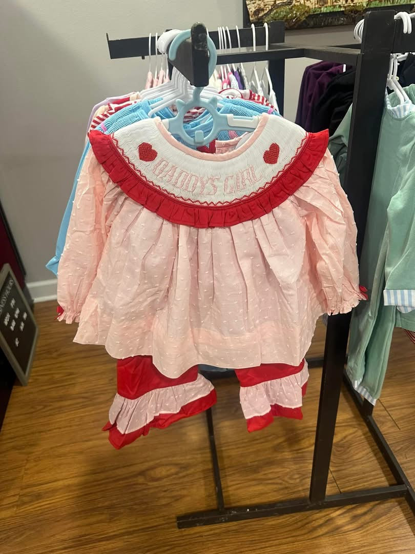 Smocked Daddy’s Girl Pants Set