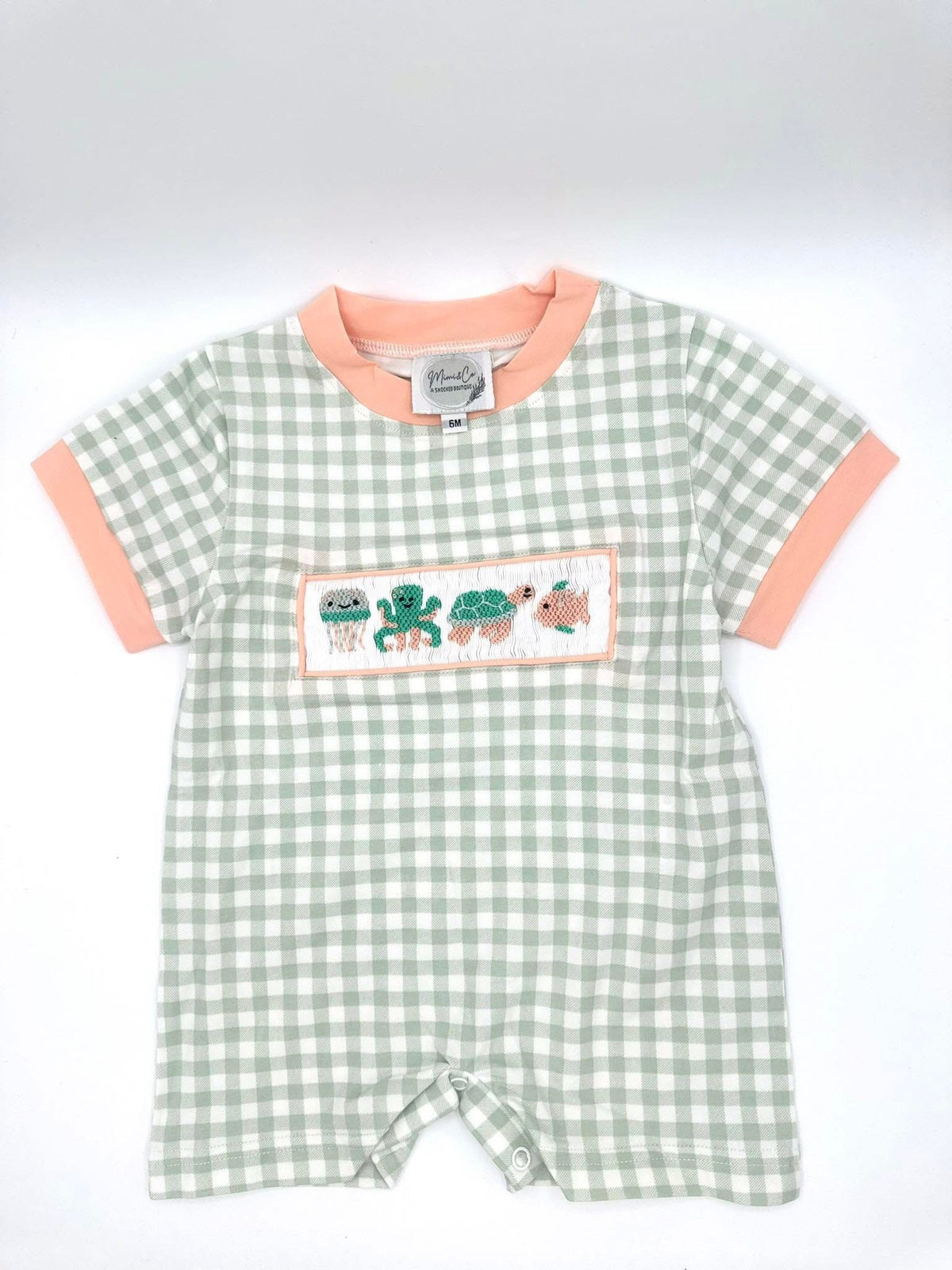 Smocked Sea Friends Romper