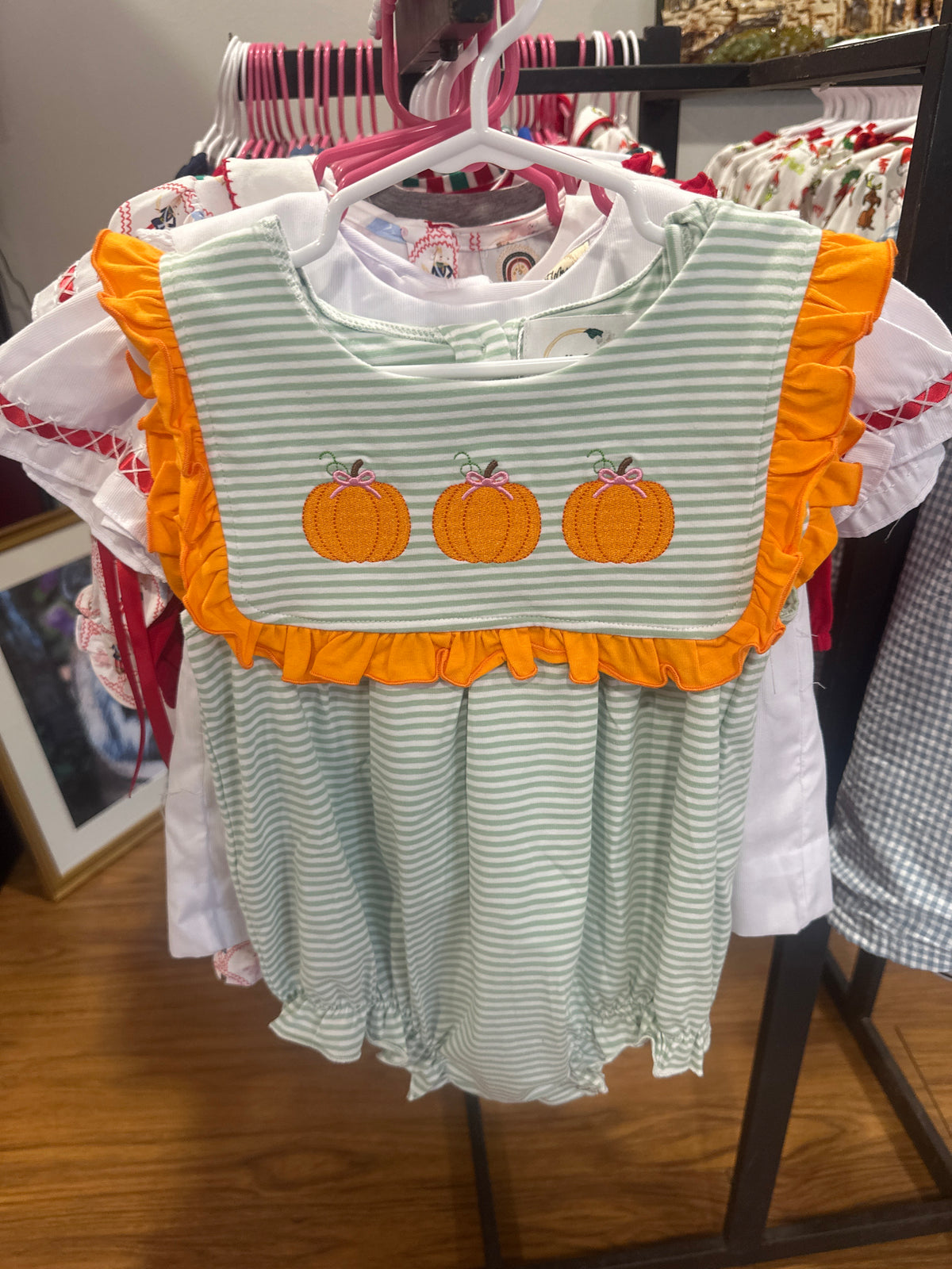 Orange Pumpkin Trio Bubble