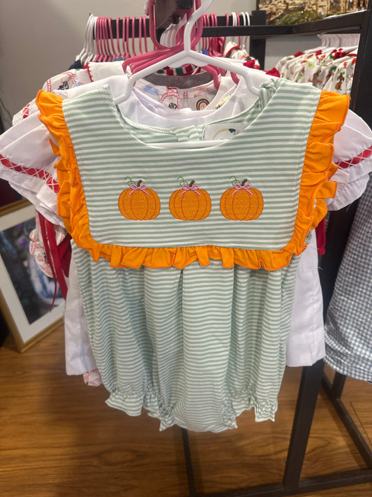 Orange Pumpkin Trio Bubble