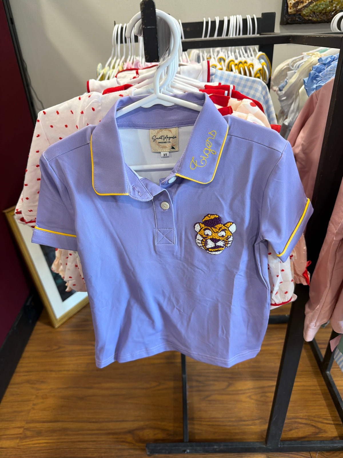 French Knot Tigers Polo