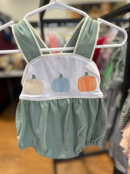 Boys Pumpkin Trio Bubble