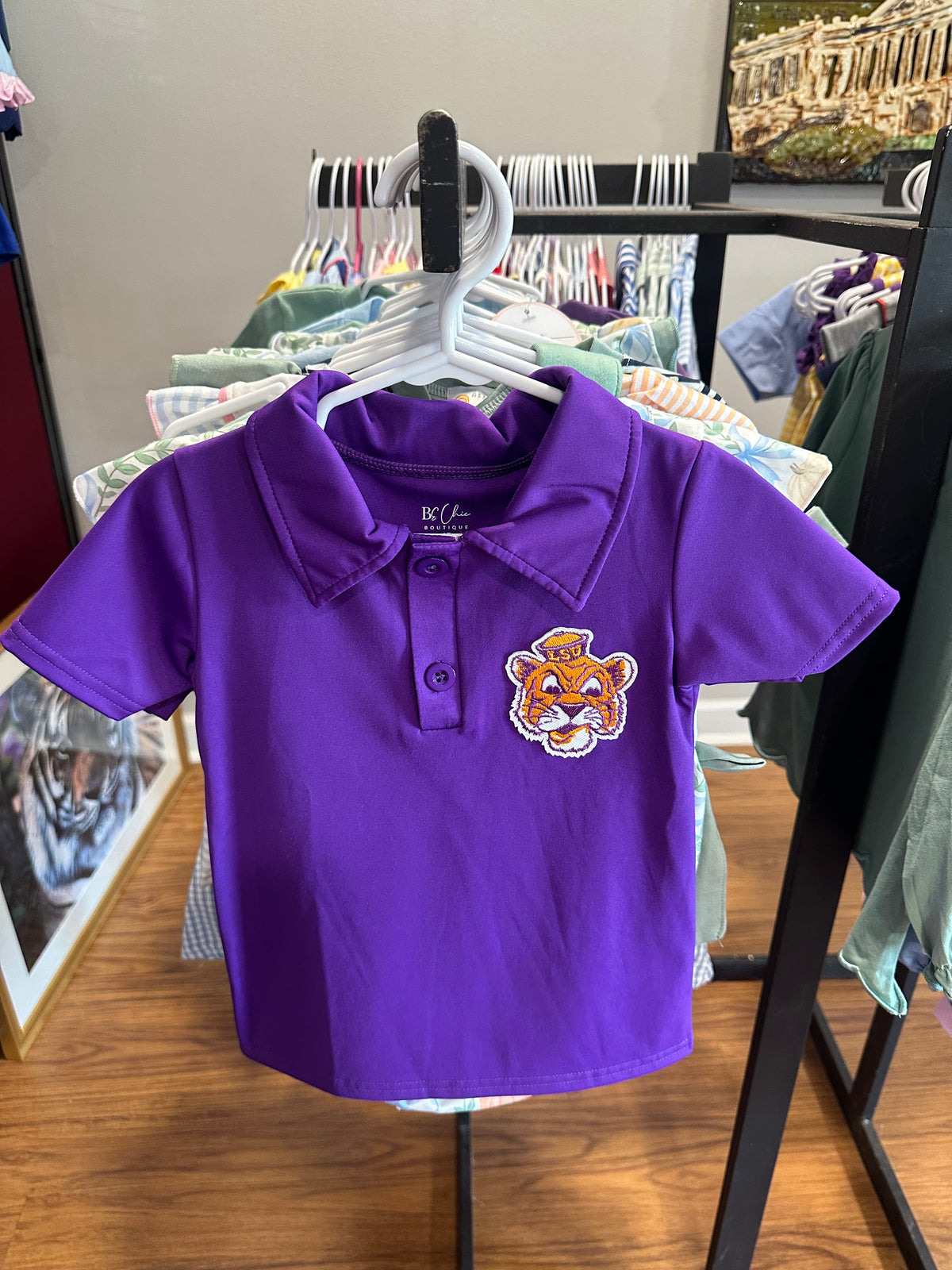 French Knot Old Mascot Polo