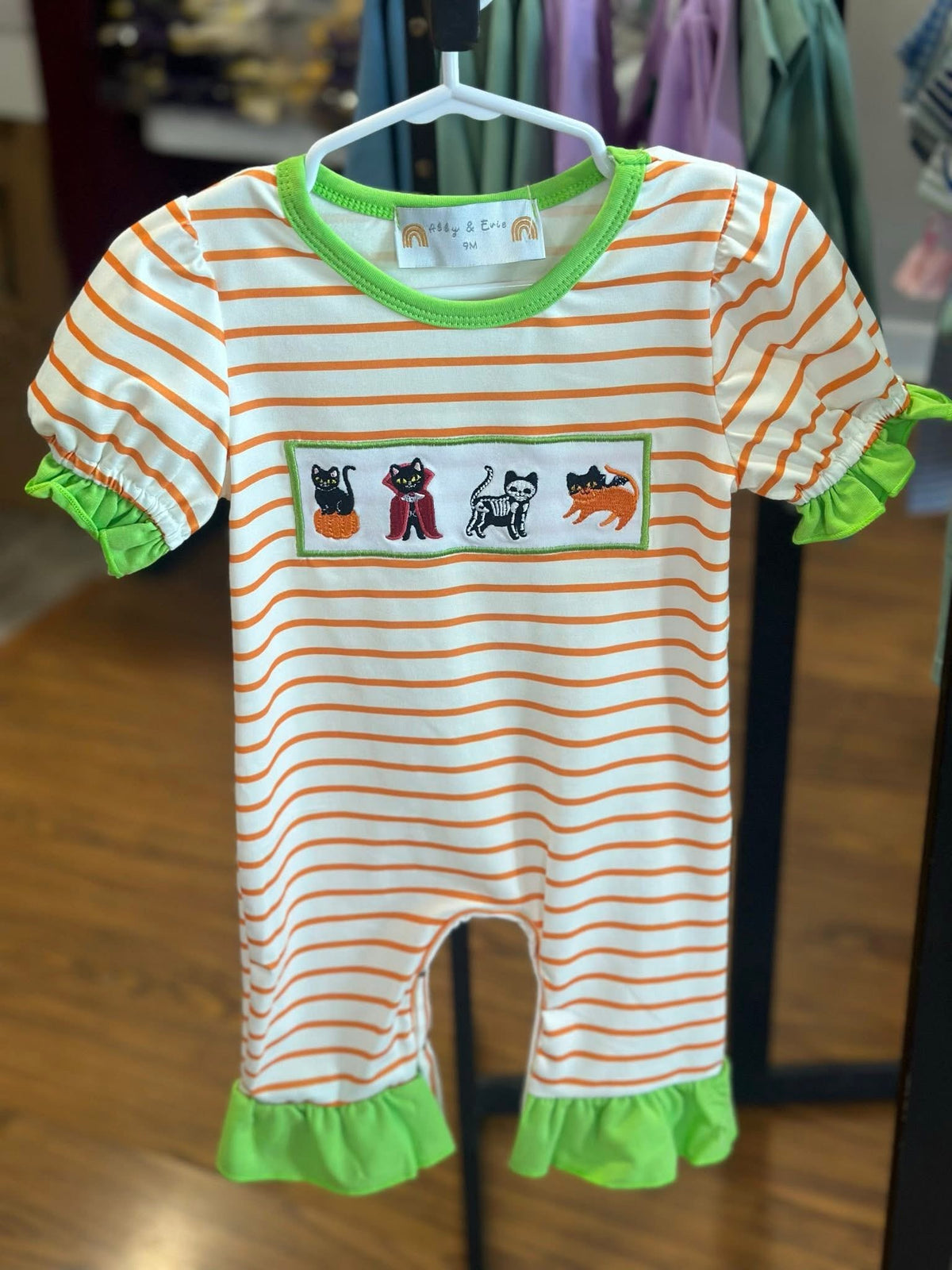 Halloween Cat Romper