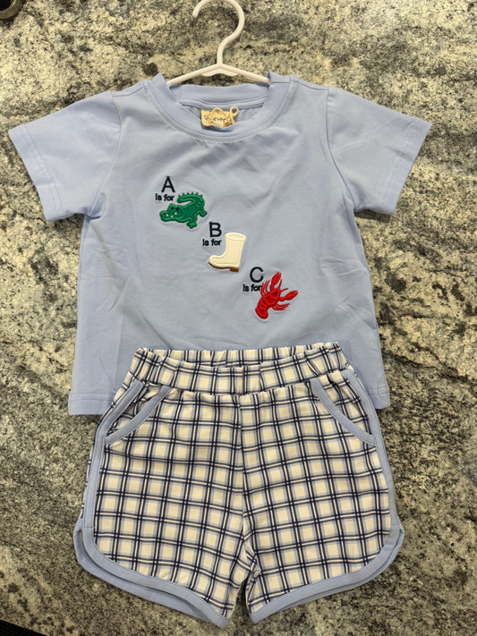 Cajun ABC’s Short Set