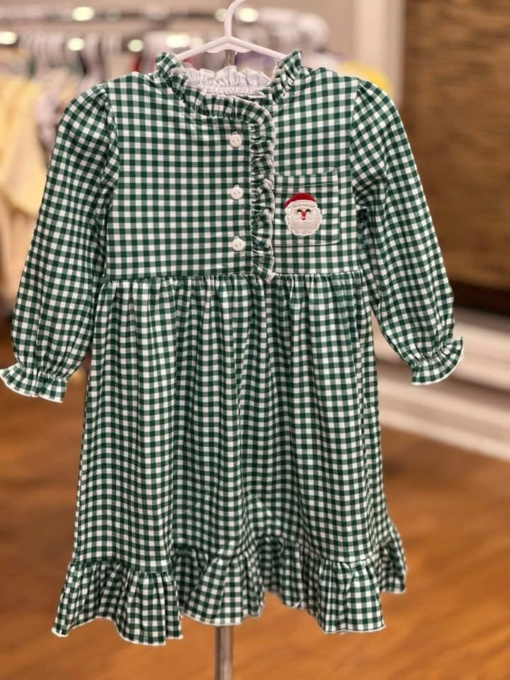 Plaid Santa Gown