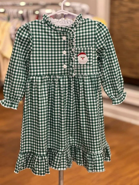 Plaid Santa Gown
