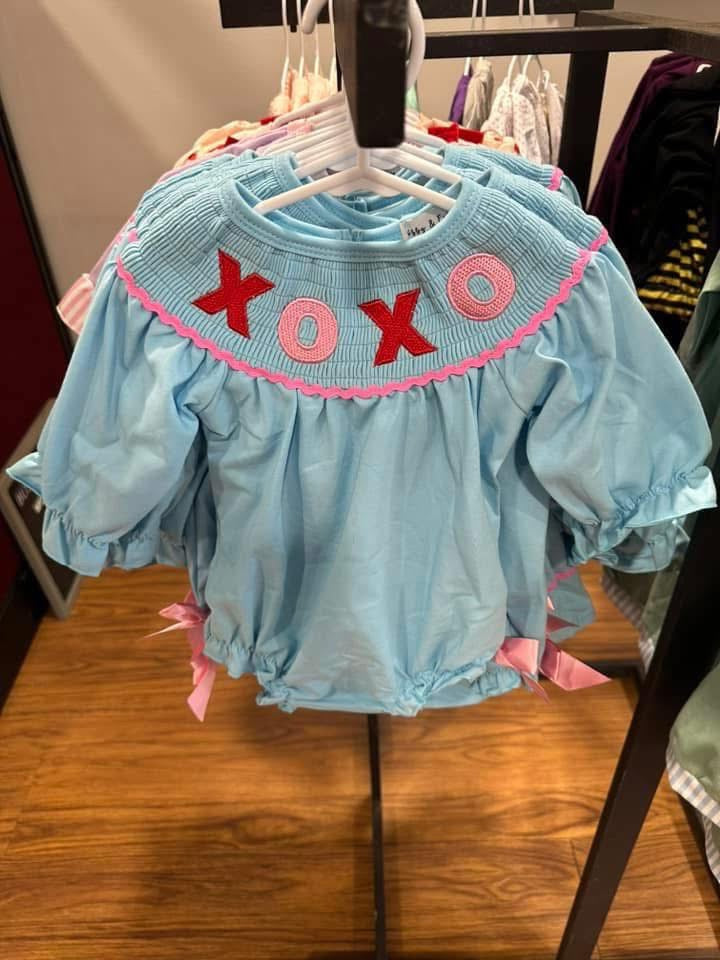 Blue XOXO Girls Bubble