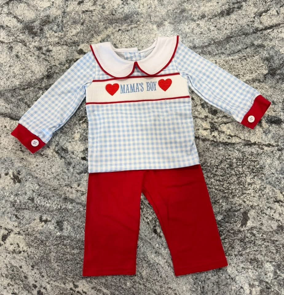 Mama’s Boy Pants Set
