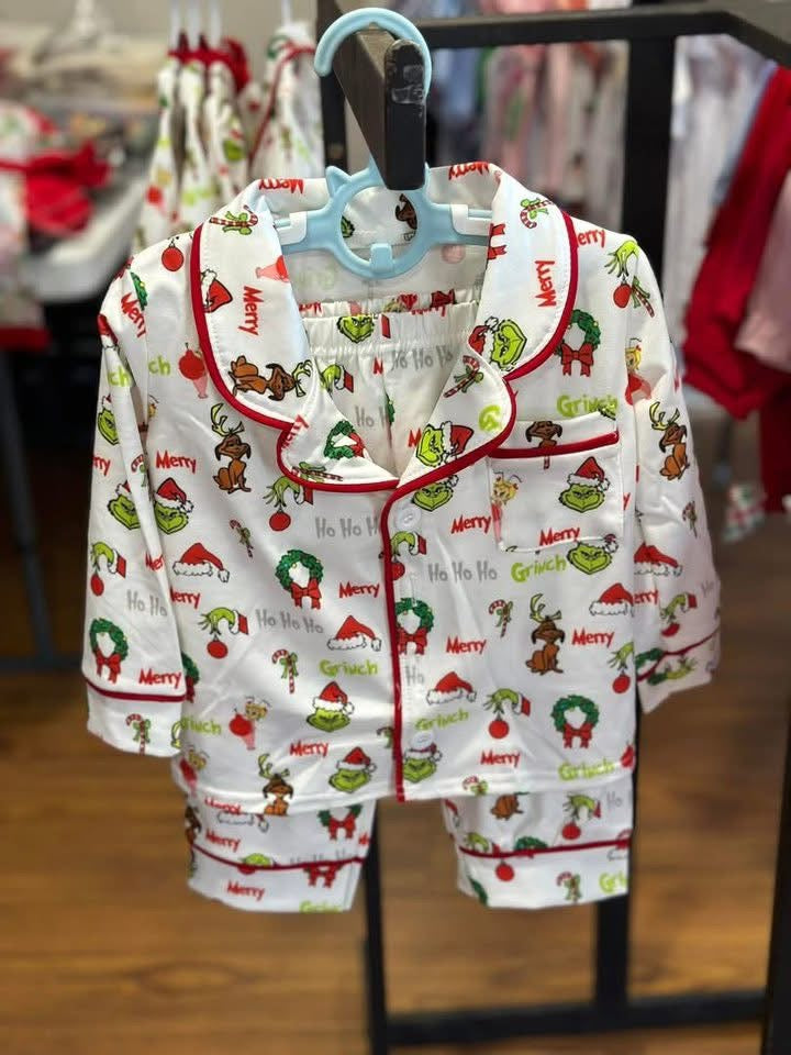Grinch Boys PJs