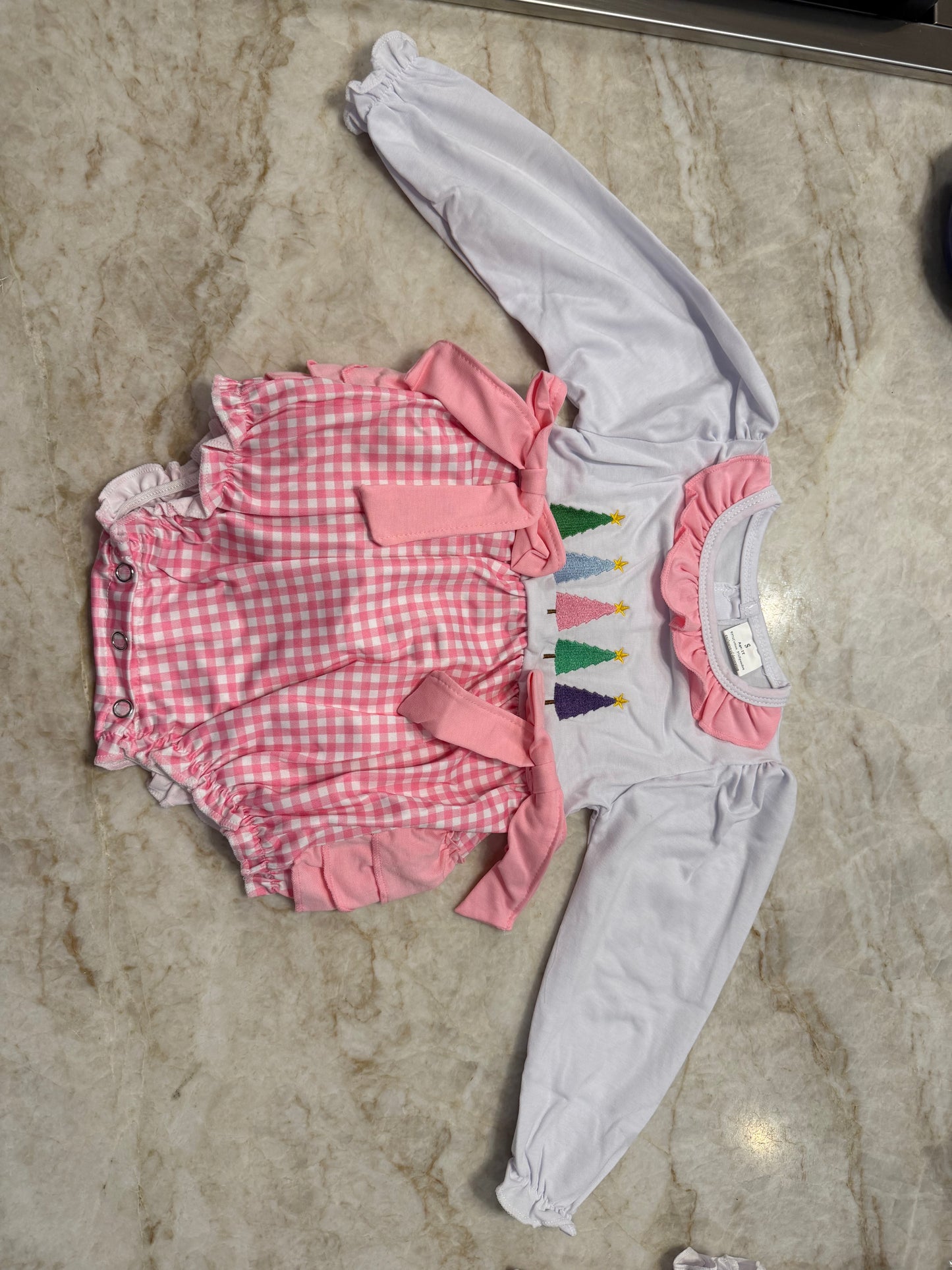 Pink Christmas Tree Dress