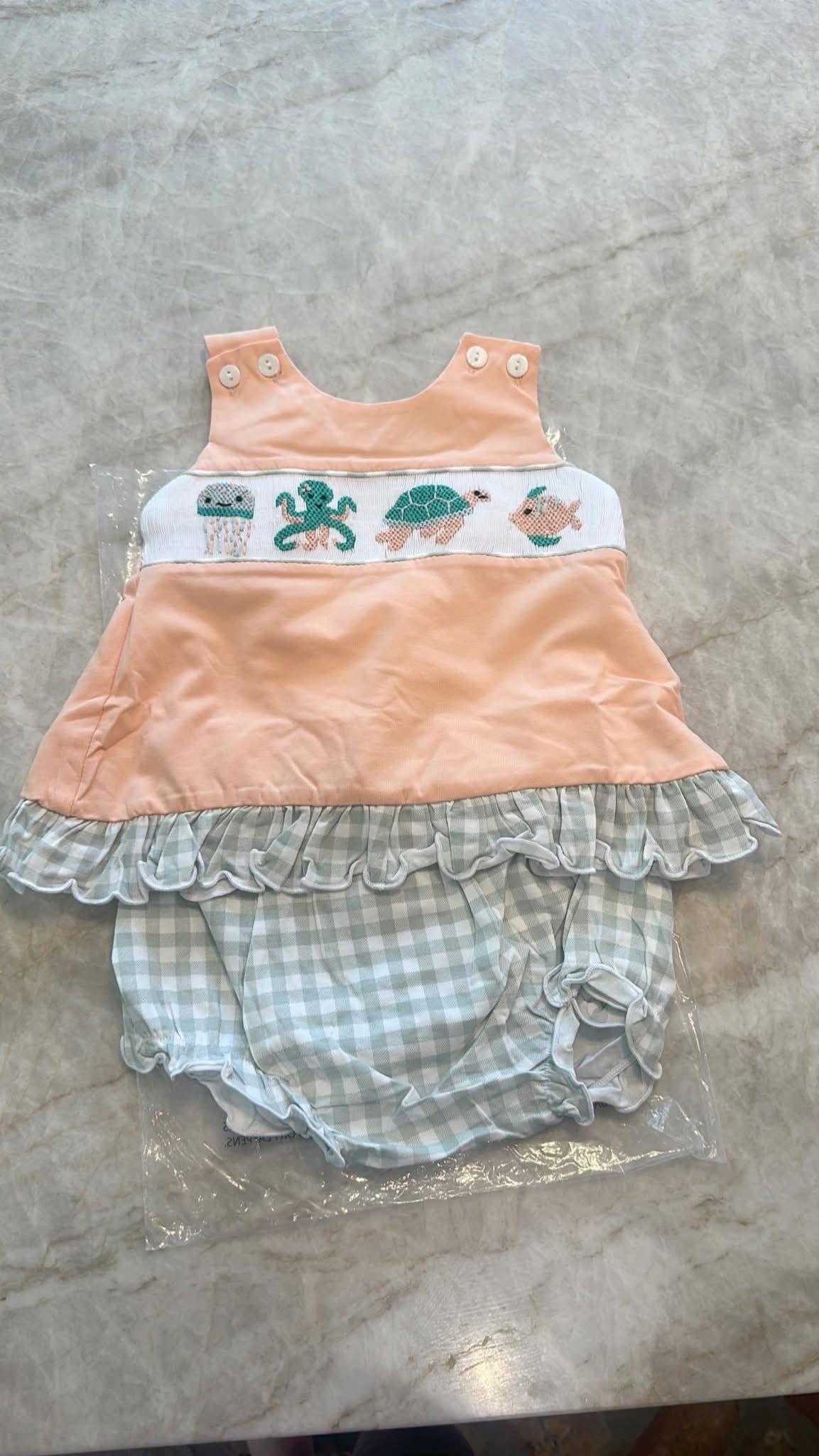 Smocked Sea Friends Set