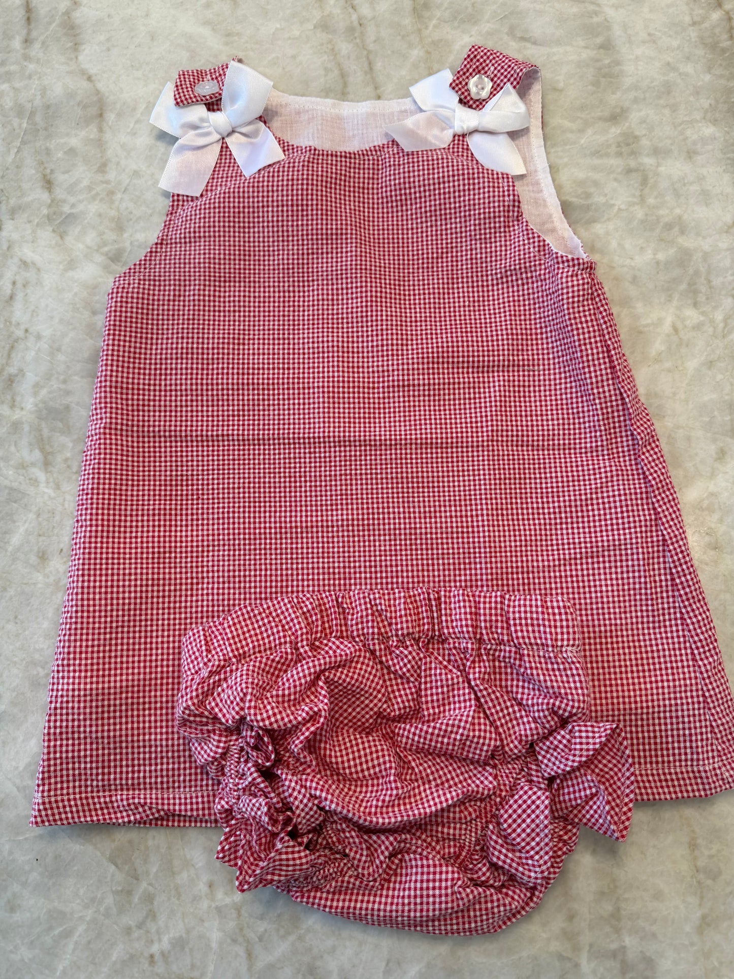 Red Gingham Dress